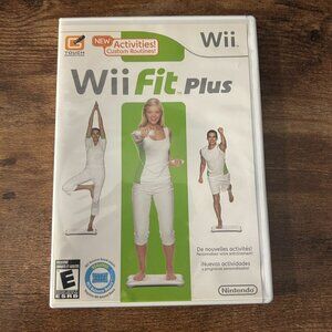 Wii Fit Plus Game Nintendo 2009 Video Game With Manual